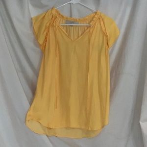 The Loft. Yellow Blouse. XS petite